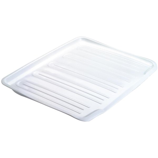 Rubbermaid 14.7 In. x 18 In. White Sloped Drainer Tray - LD SALE