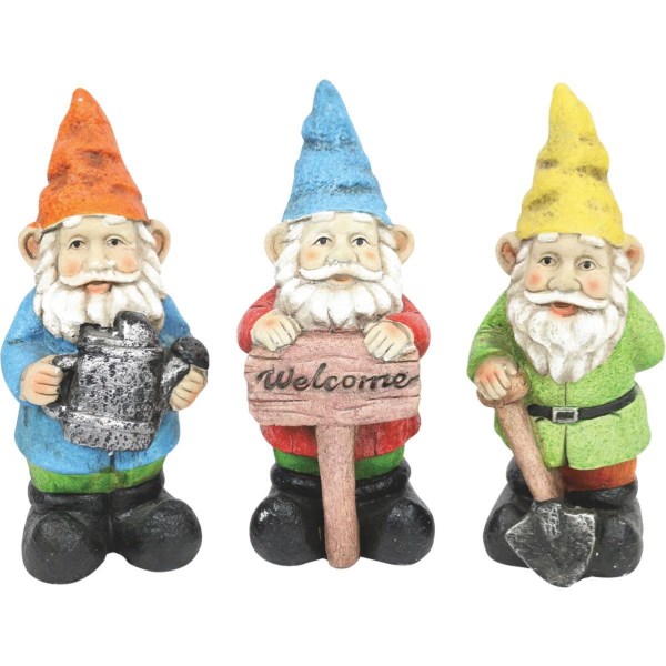 Alpine 10 In. Gnome Lawn Ornament - LD SALE