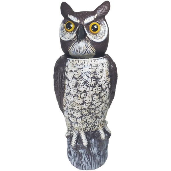 Gardeneer 18 In. H. Solar Motion Activated Owl Pest Deterrent Decoy - LD SALE
