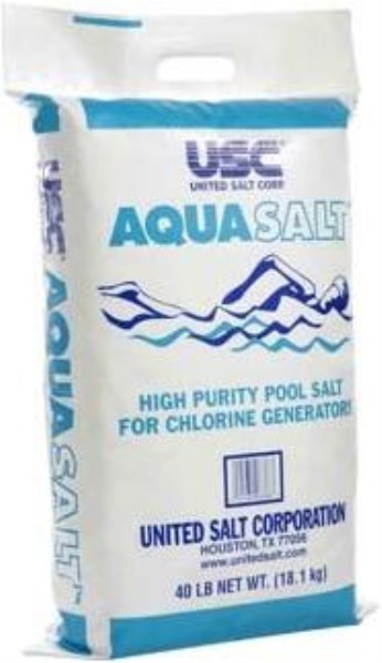 Aquasalt 8368 40 lbs Food Quality Pool Salt – 63 Pallet - LD SALE
