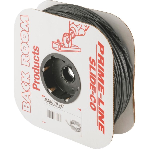 Prime-Line 0.250 In. Dia. x 250 Ft. L. Black Vinyl Screen Retainer Spline - LD SALE