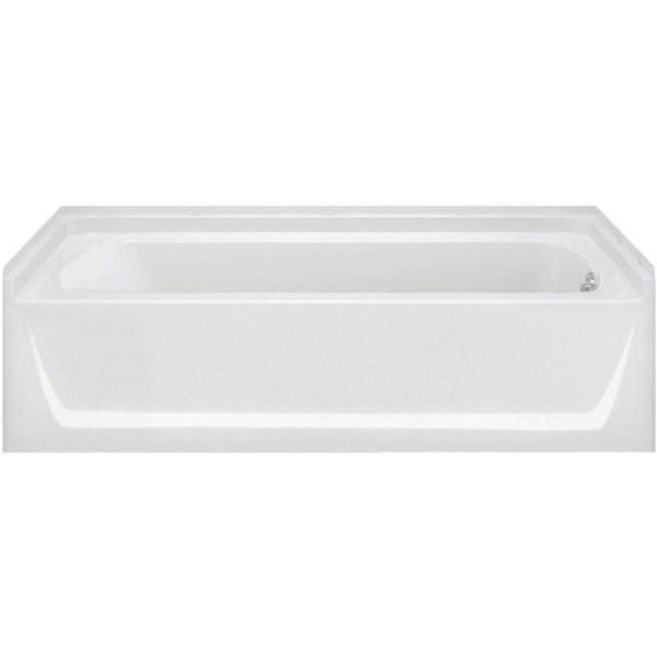 Sterling Ensemble 7117 Series 60 In. L x 30-1/4 In. W x 16 In. D Left Drain Bathtub in White - LD SALE