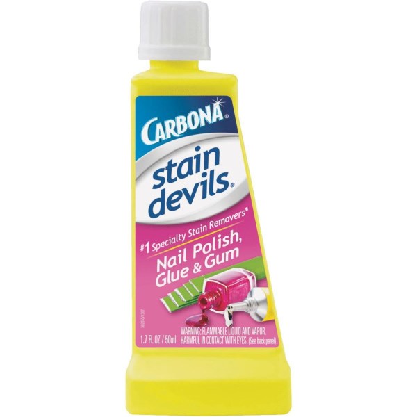 Carbona Stain Devils 1.7 Oz. Formula 1 Nail Polish, Glue, & Gum Stain Remover - LD SALE