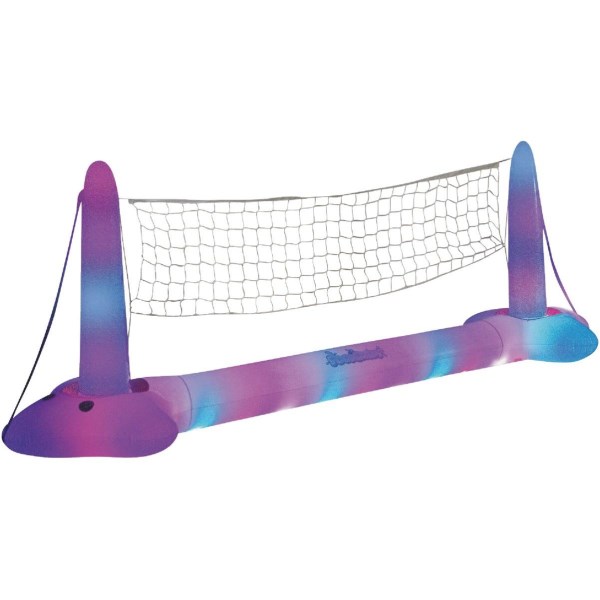 PoolCandy 2 or More Players Giant LED Illuminated Floating Volleyball Set - LD SALE