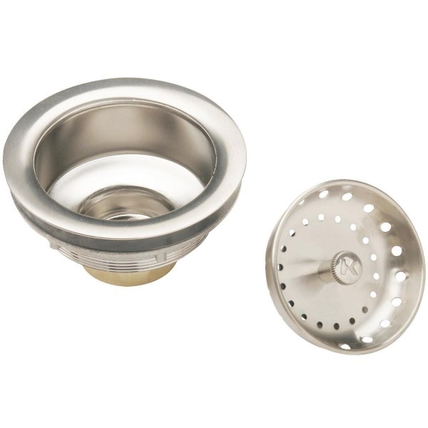 Do it Basket Strainer Assembly, Brushed Nickel - LD SALE