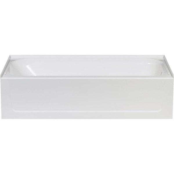 Mustee Topaz 60 In. L x 30 In. W x 16-1/2 In. D Right Drain Bathtub in White - LD SALE