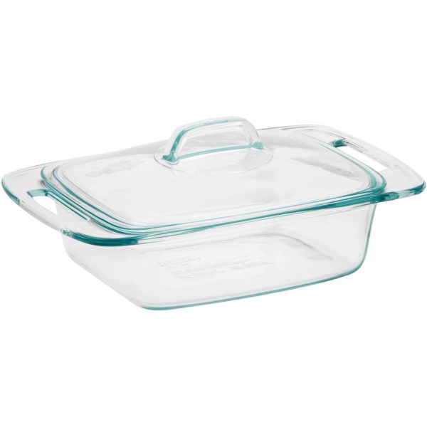 Pyrex Easy Grab 2 Quart Casserole Dish with Glass Cover - LD SALE
