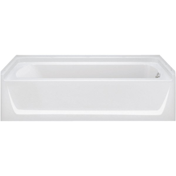 Sterling Ensemble 7117 Series 60 In. L x 30-1/4 In. W x 16 In. D Right Drain Bathtub in White - LD SALE