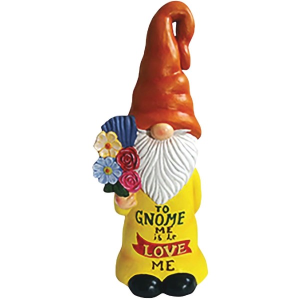 Alpine 24 In. H. MGO Gnome Statue with To Gnome Me Is To Love Me Verse - LD SALE
