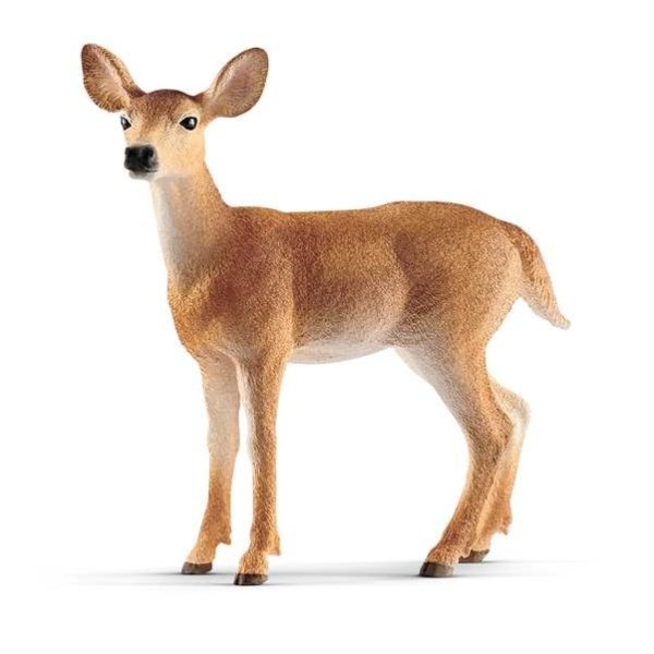 Schleich Hand – Painted Figure – White – Tailed Doe - LD SALE