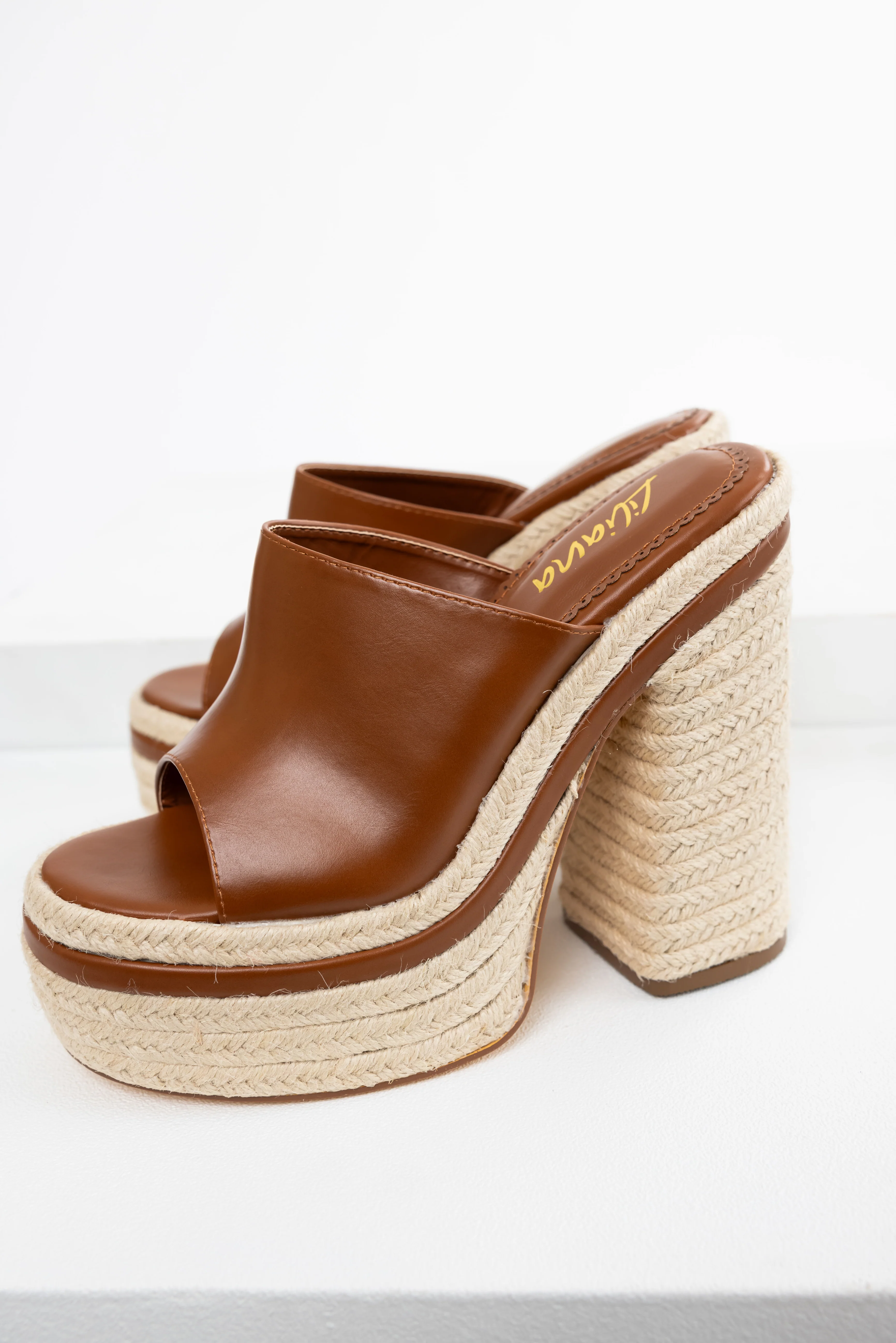 Spice High Heel Espadrille Platform Sandals - LD SALE
