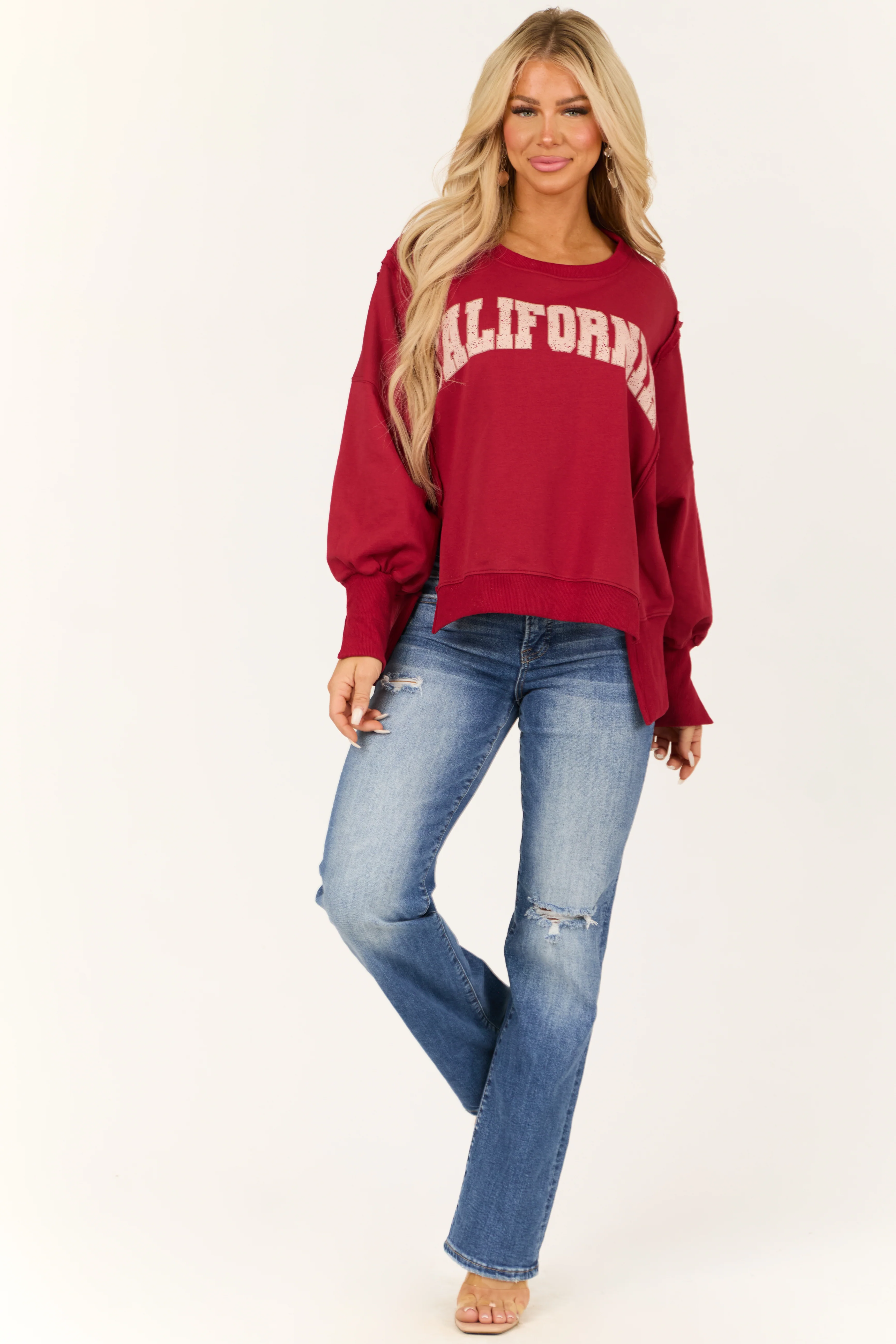 Ruby 'California' Graphic Oversized Sweatshirt - LD SALE