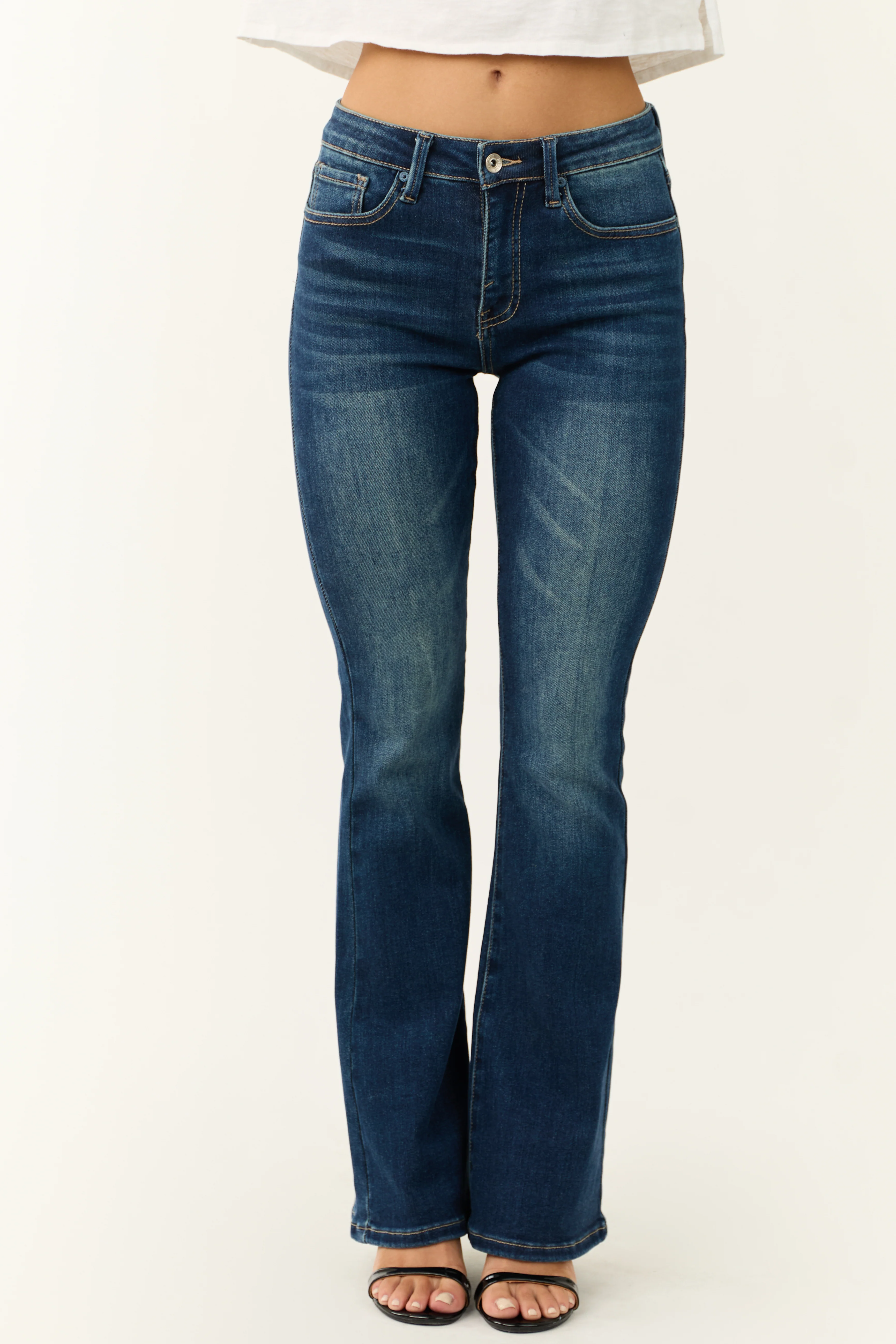 Special A Dark Wash Mid Rise Bootcut Jeans - LD SALE