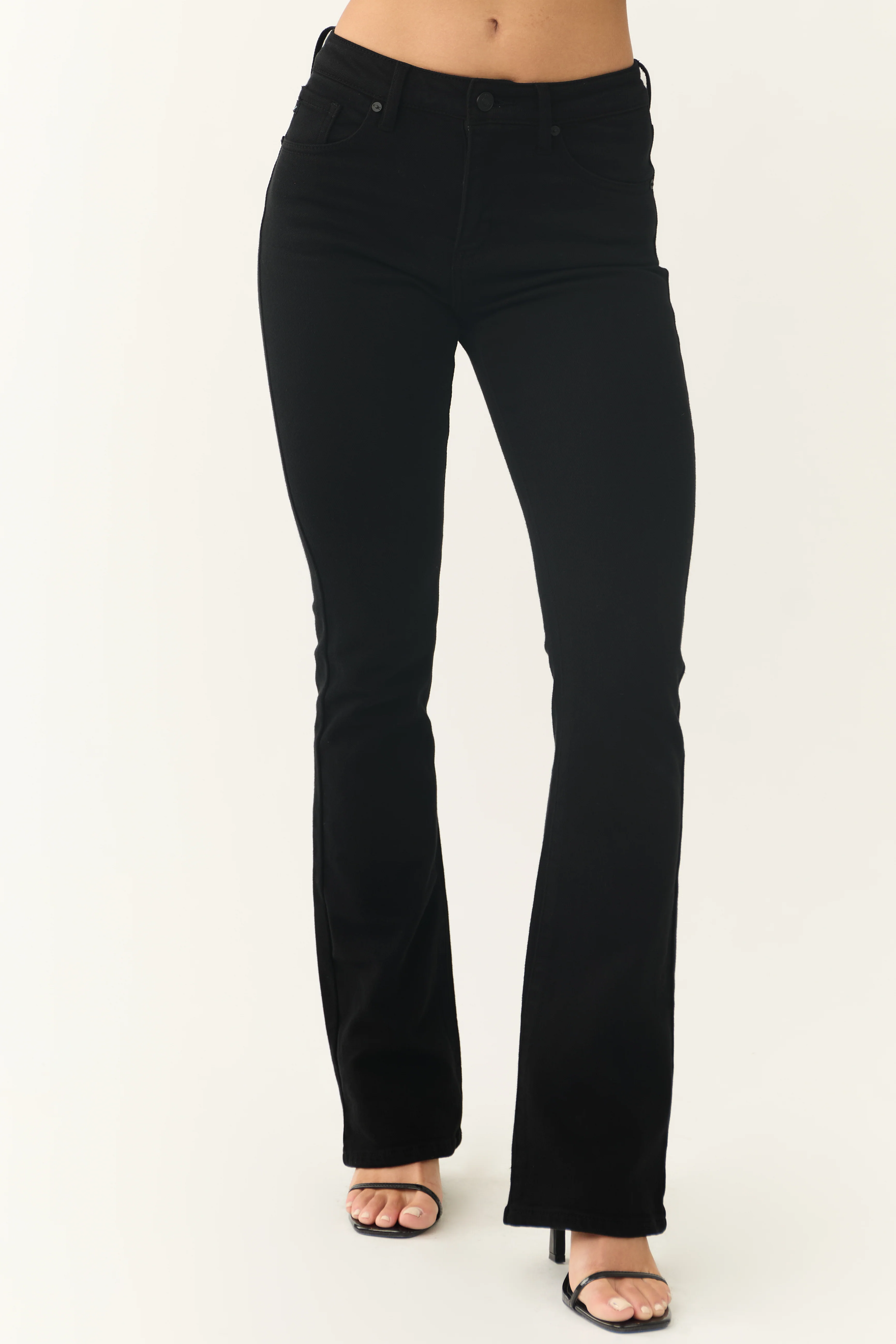 KanCan Black High Rise Bootcut Jeans - LD SALE
