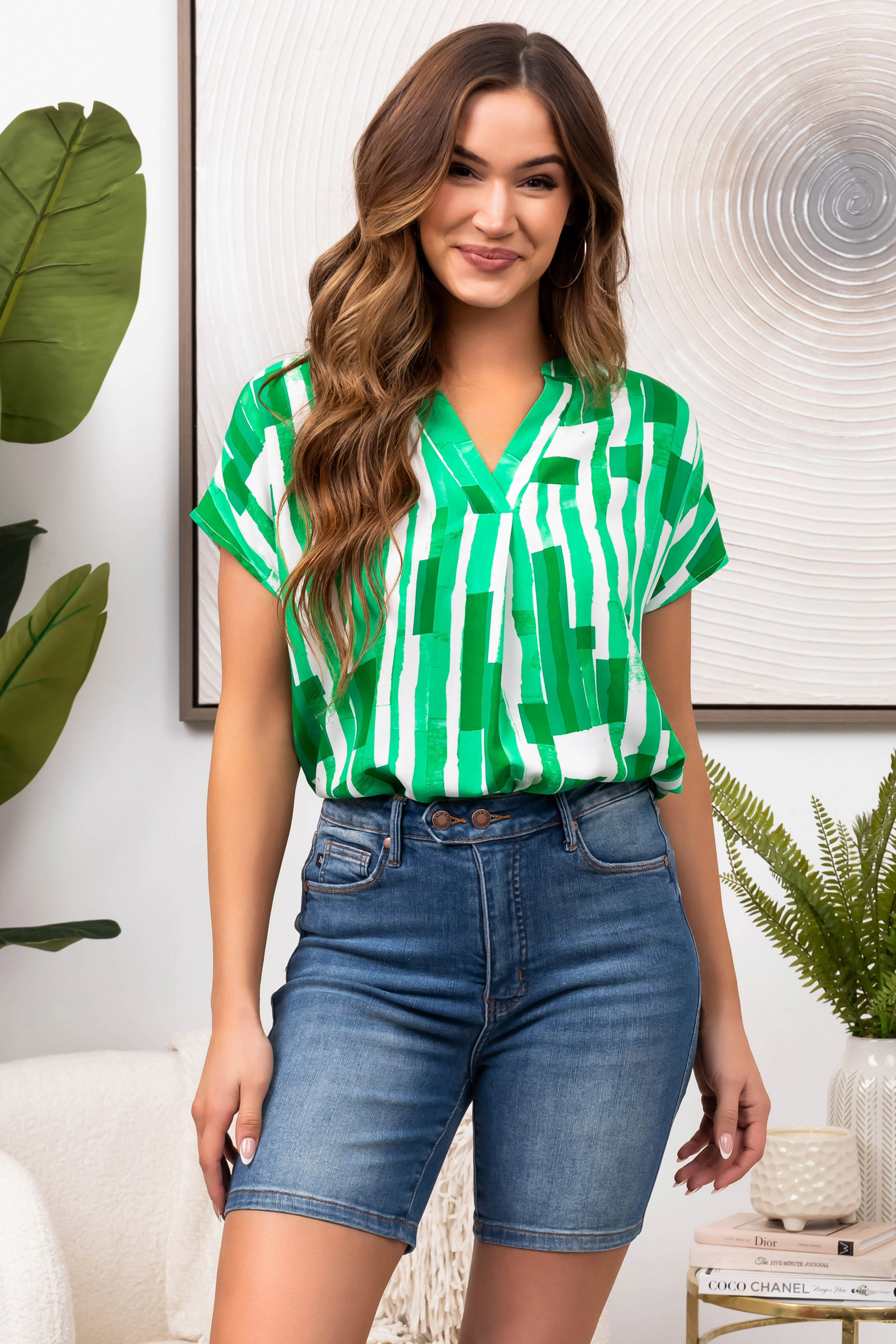 Judy Blue Tummy Control Bermuda Shorts - LD SALE