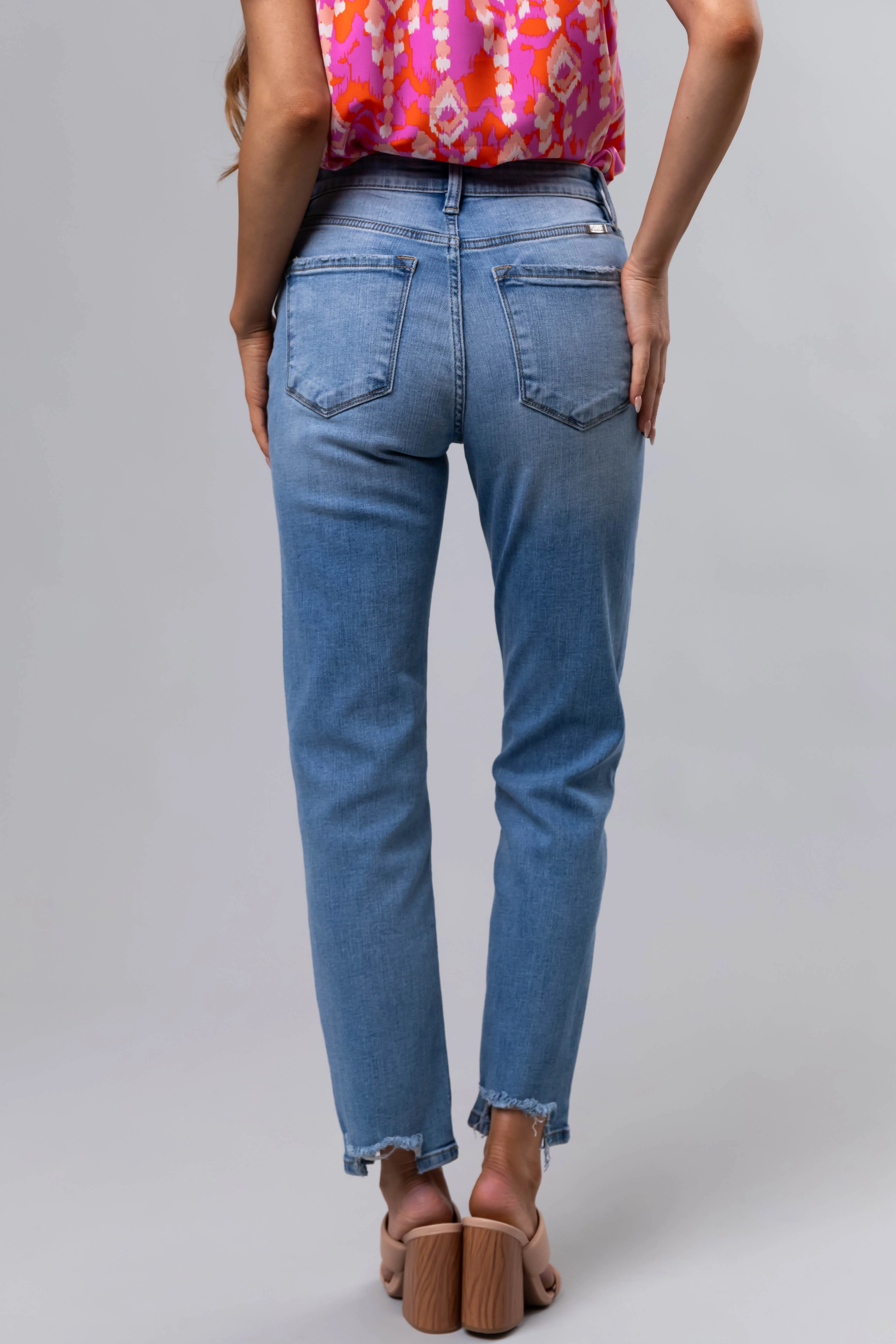 KanCan High Rise Straight Leg Jeans - LD SALE