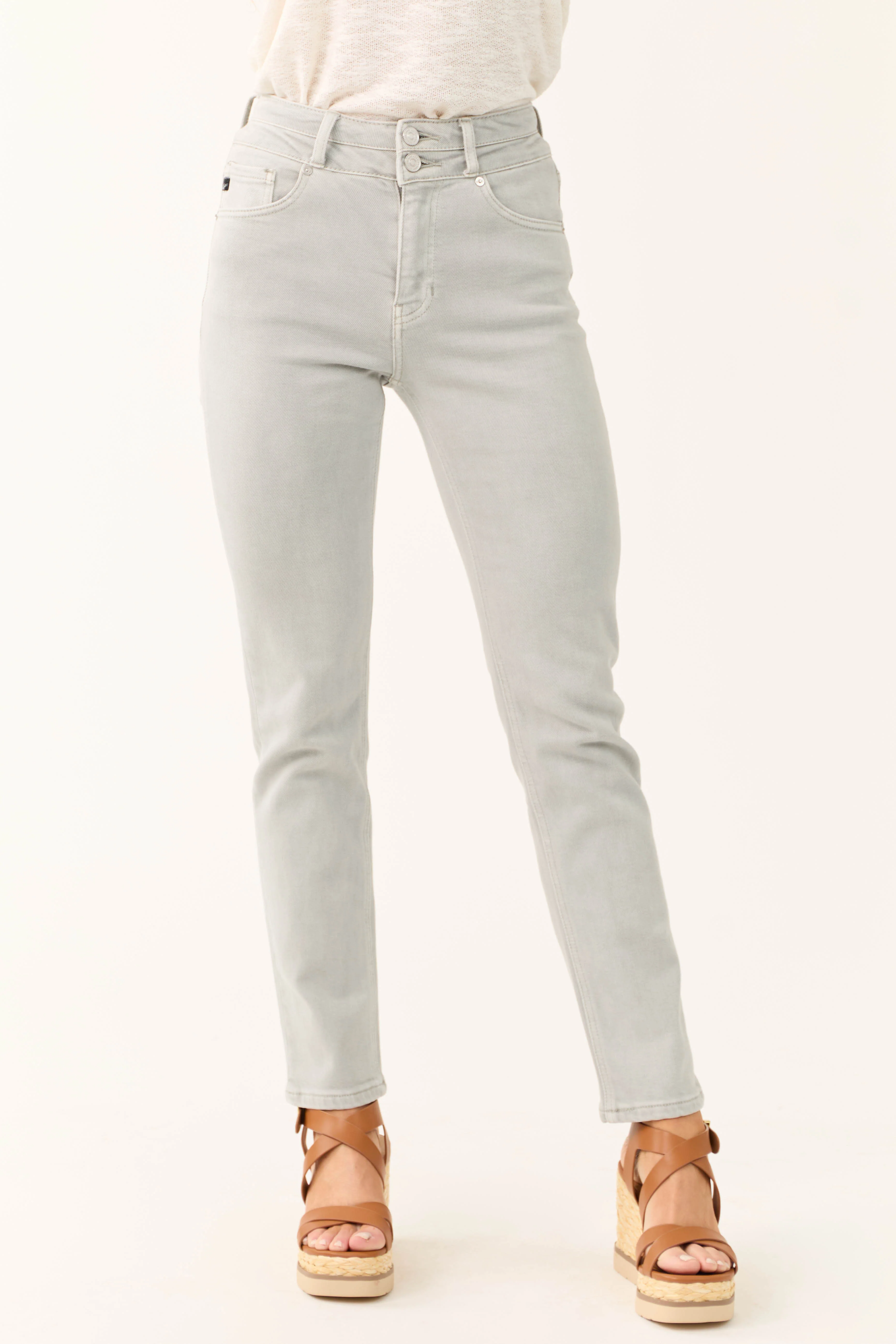KanCan Steel High Rise Straight Leg Jeans - LD SALE