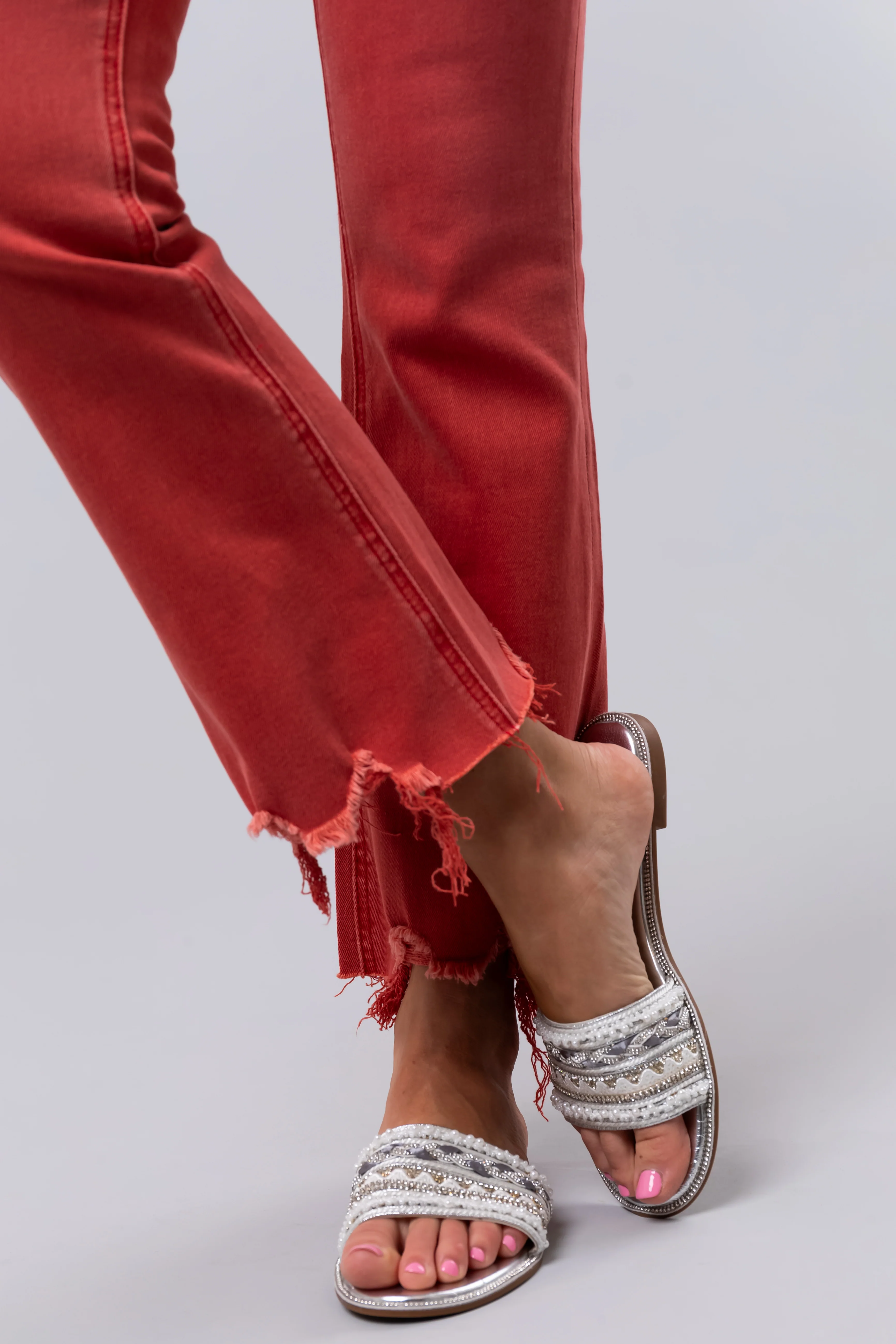 Silver Multi Embellished Strap Sandals - LD SALE